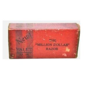 Vintage Valet Auto Strop Razor With Instructions Blades Box Paper Work
